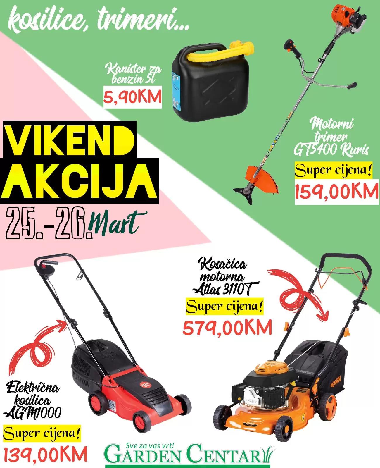 Garden centar vikend akcija 25-26.3.2023.