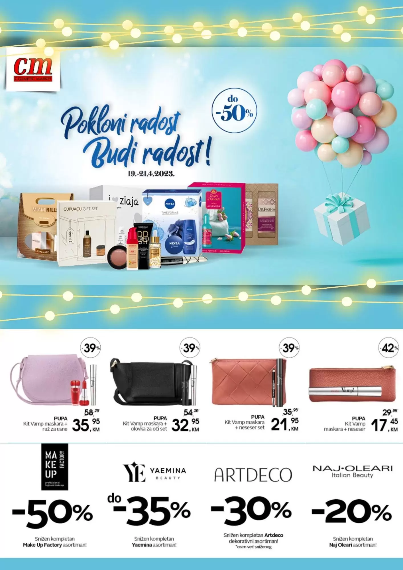 cm cosmetic market ⇢SAVRŠEN POKLON 19-21.4.2023.