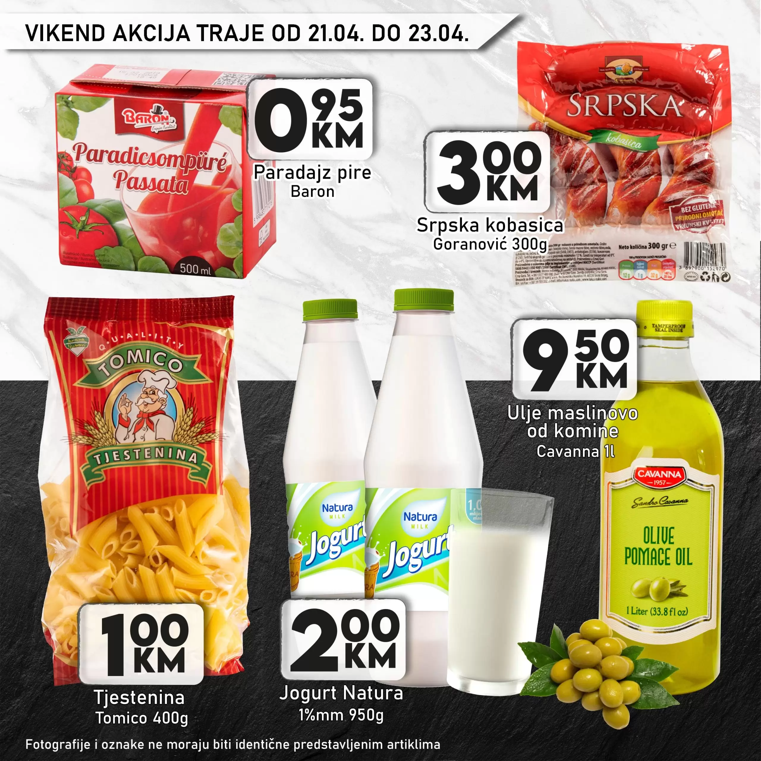 Kort vikend akcija 21-23.4.2023. 