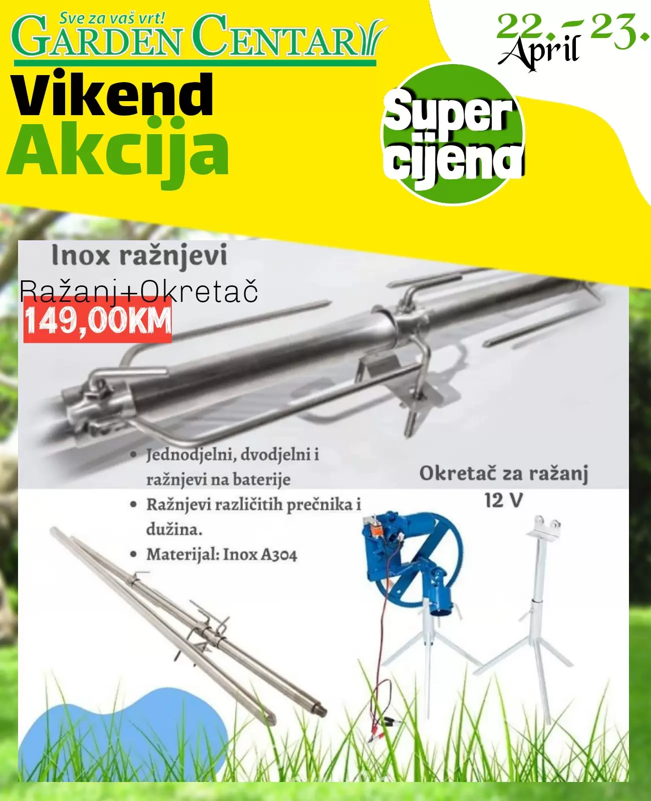 Garden Centar vikend akcija 22-23.4.2023. 