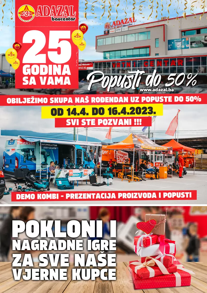 ADAZAL SLAVI ROĐENDAN ⇢ POPUSTI do čak 50% 