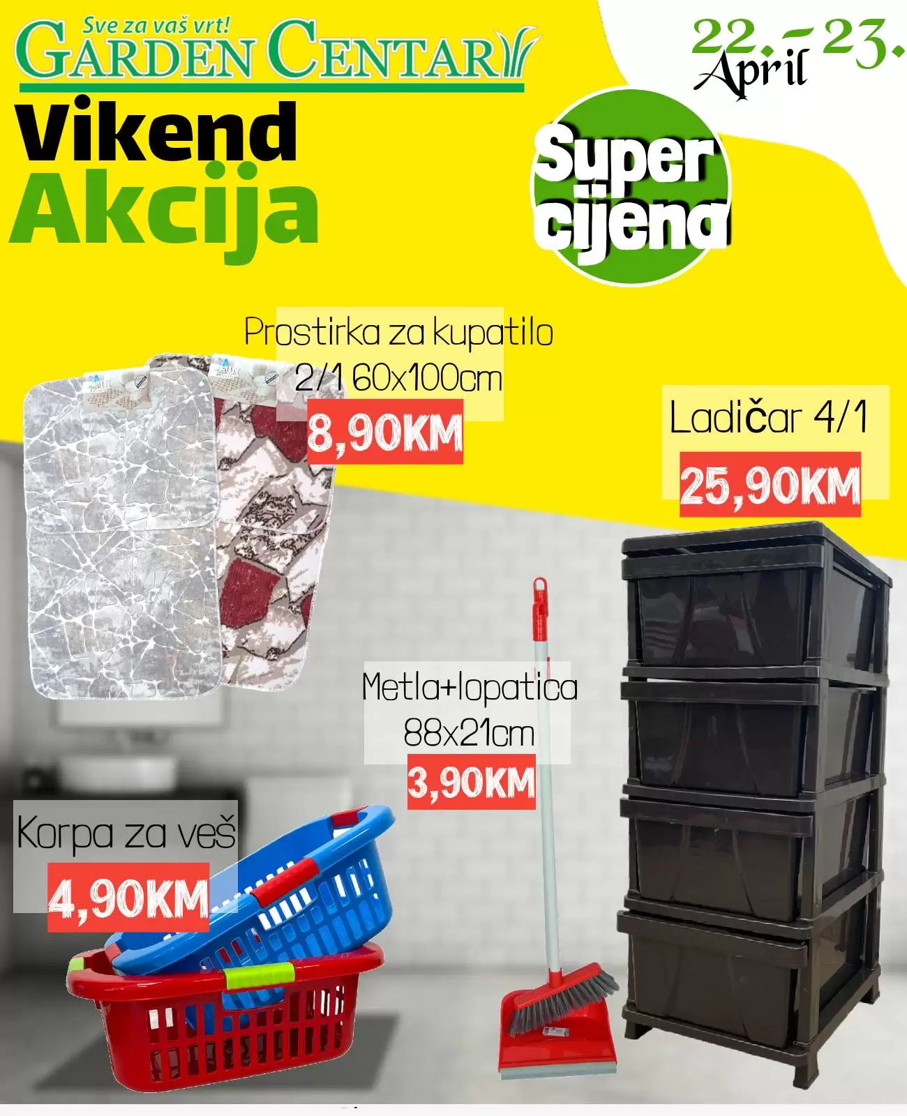 Garden Centar vikend akcija 22-23.4.2023. 