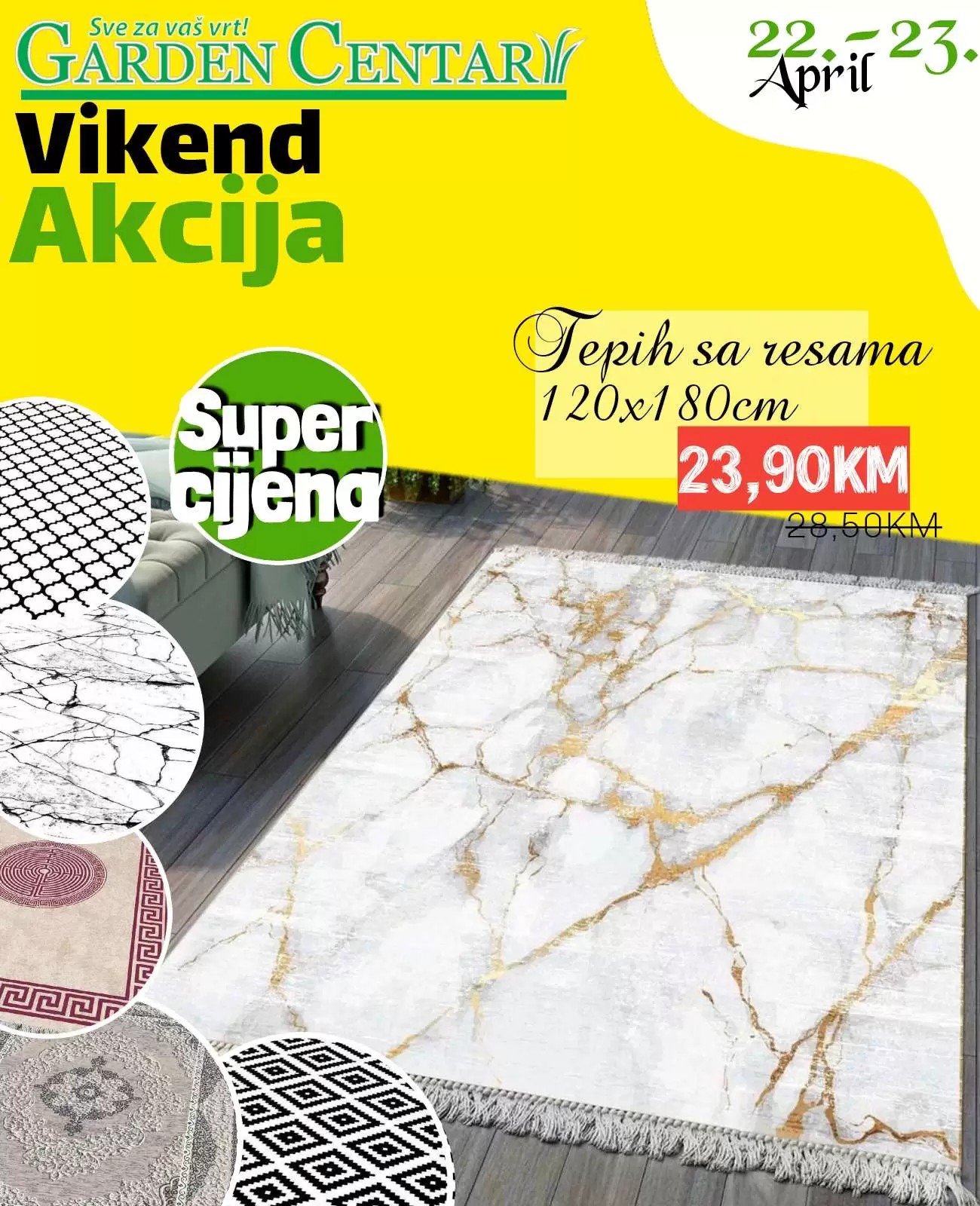 Garden Centar vikend akcija 22-23.4.2023. 