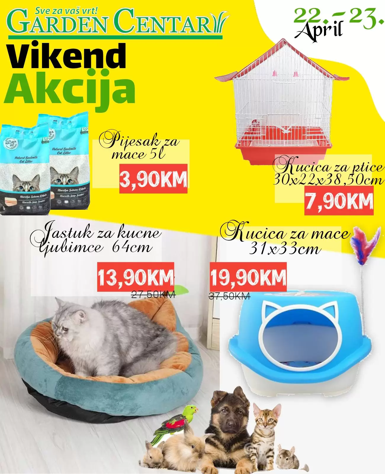 Garden Centar vikend akcija 22-23.4.2023. 