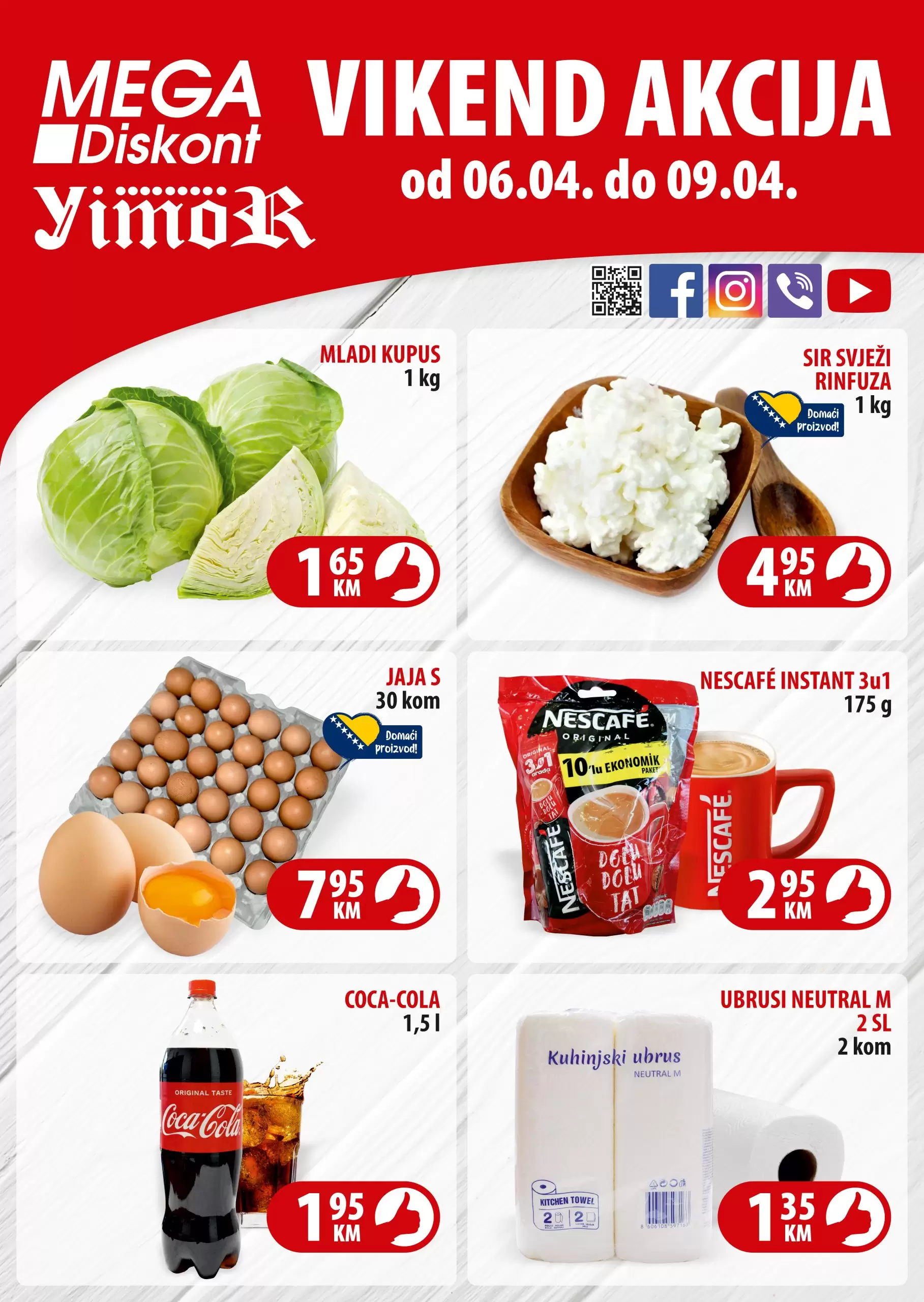 Mega Diskont vikend akcija 6-9.4.2023.