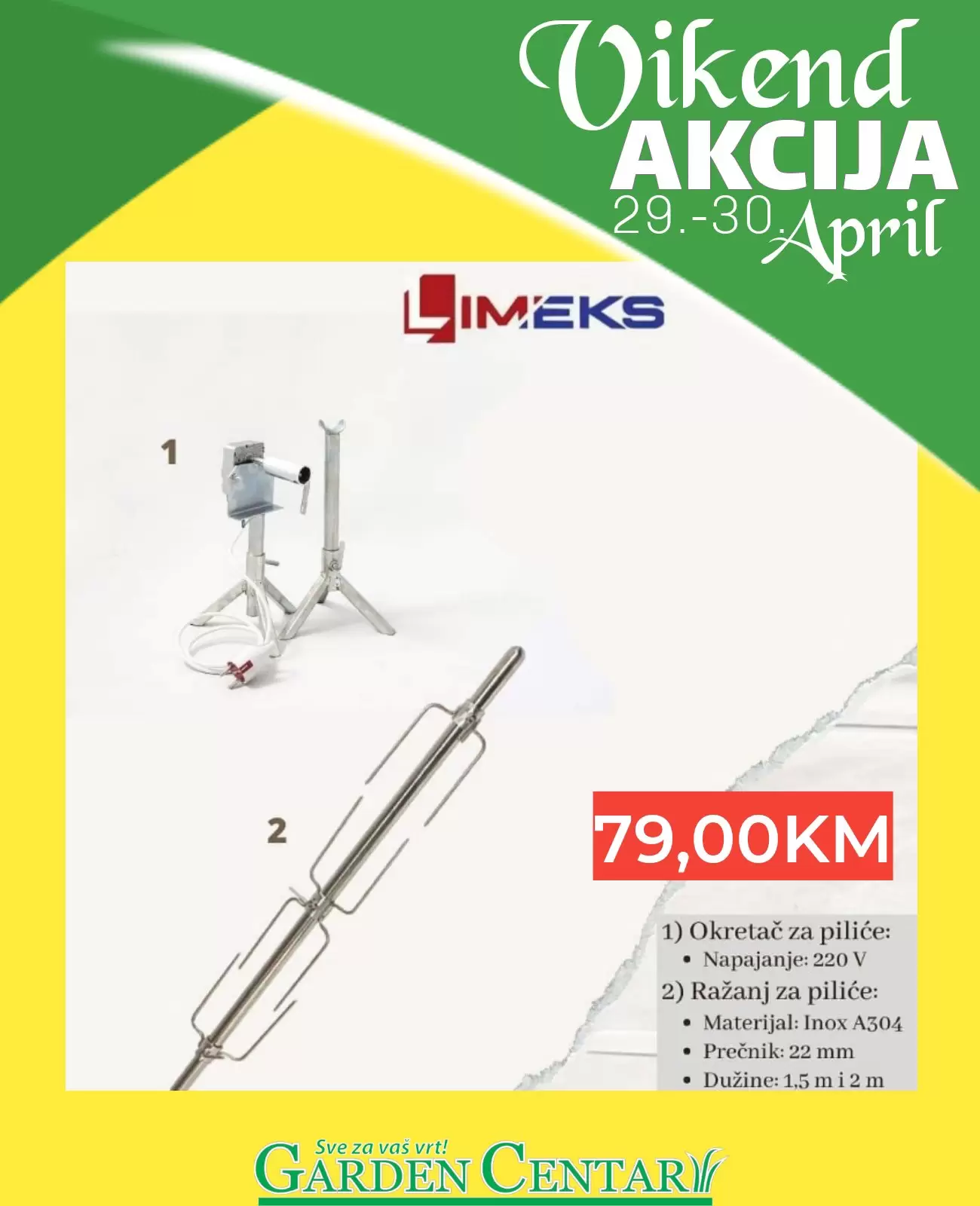 Garden Centar vikend akcija 29-30.4.2023. 