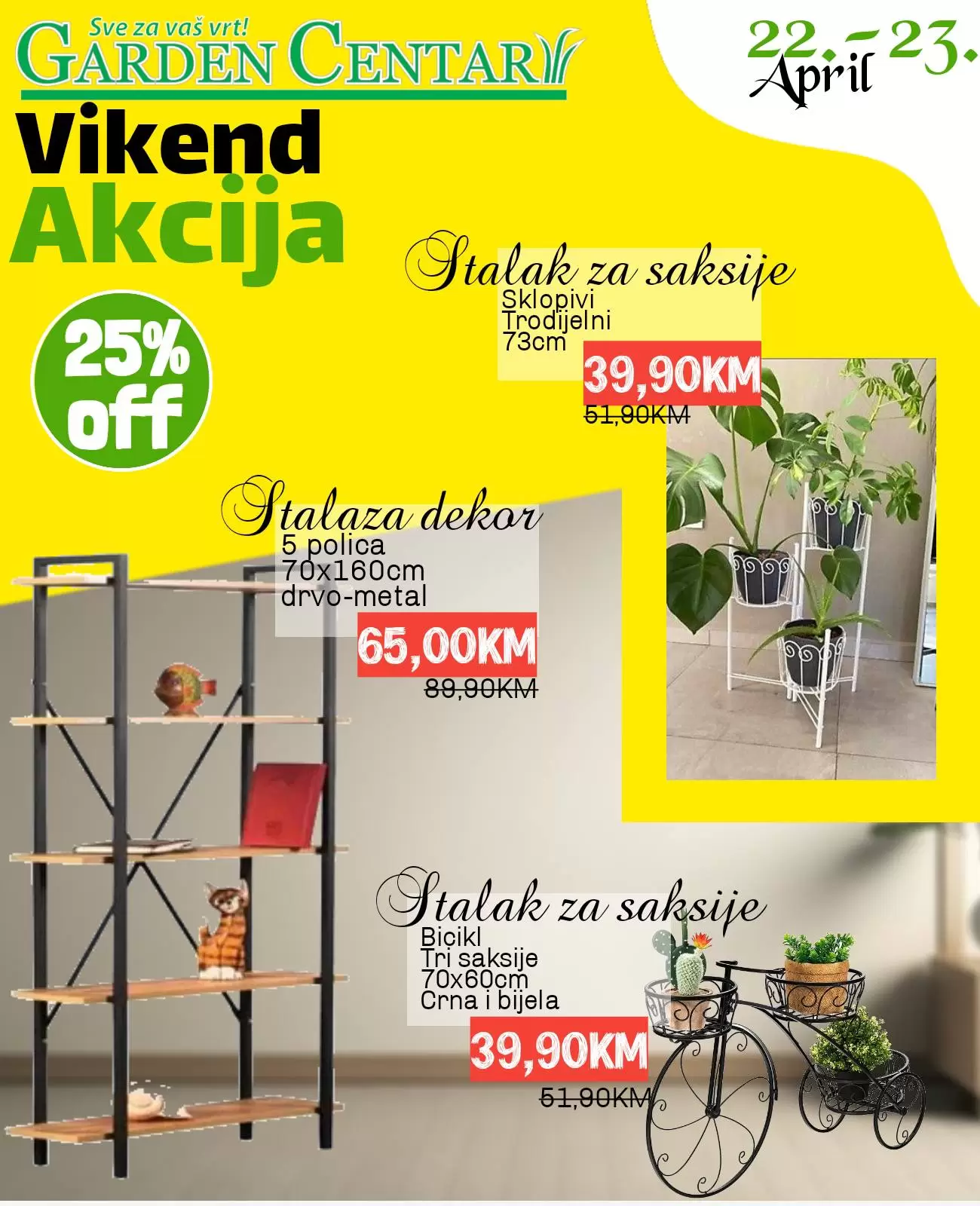 Garden Centar vikend akcija 22-23.4.2023. 