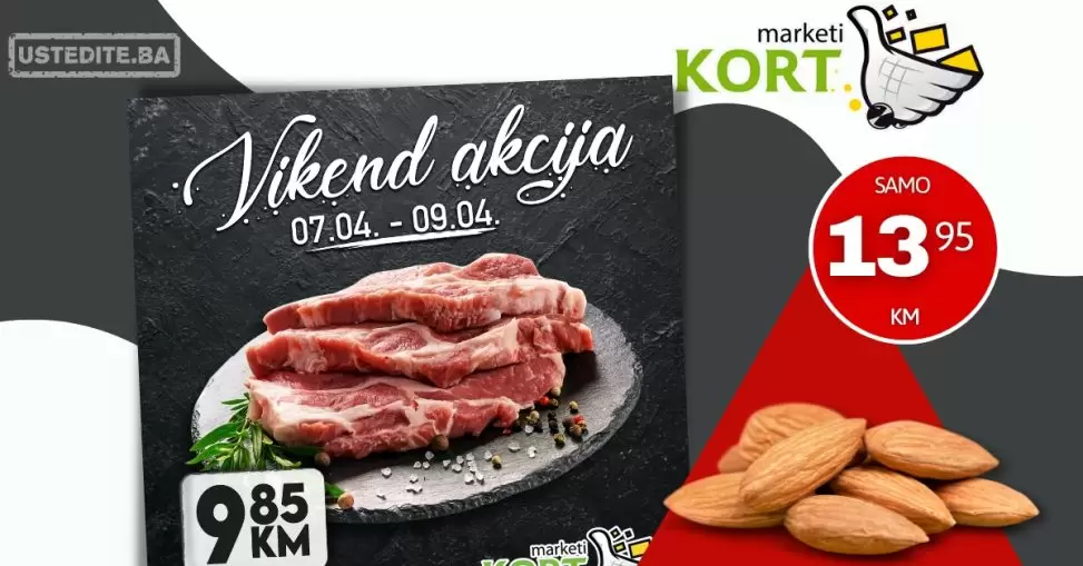 Kort vikend akcija 7-9.4.2023.