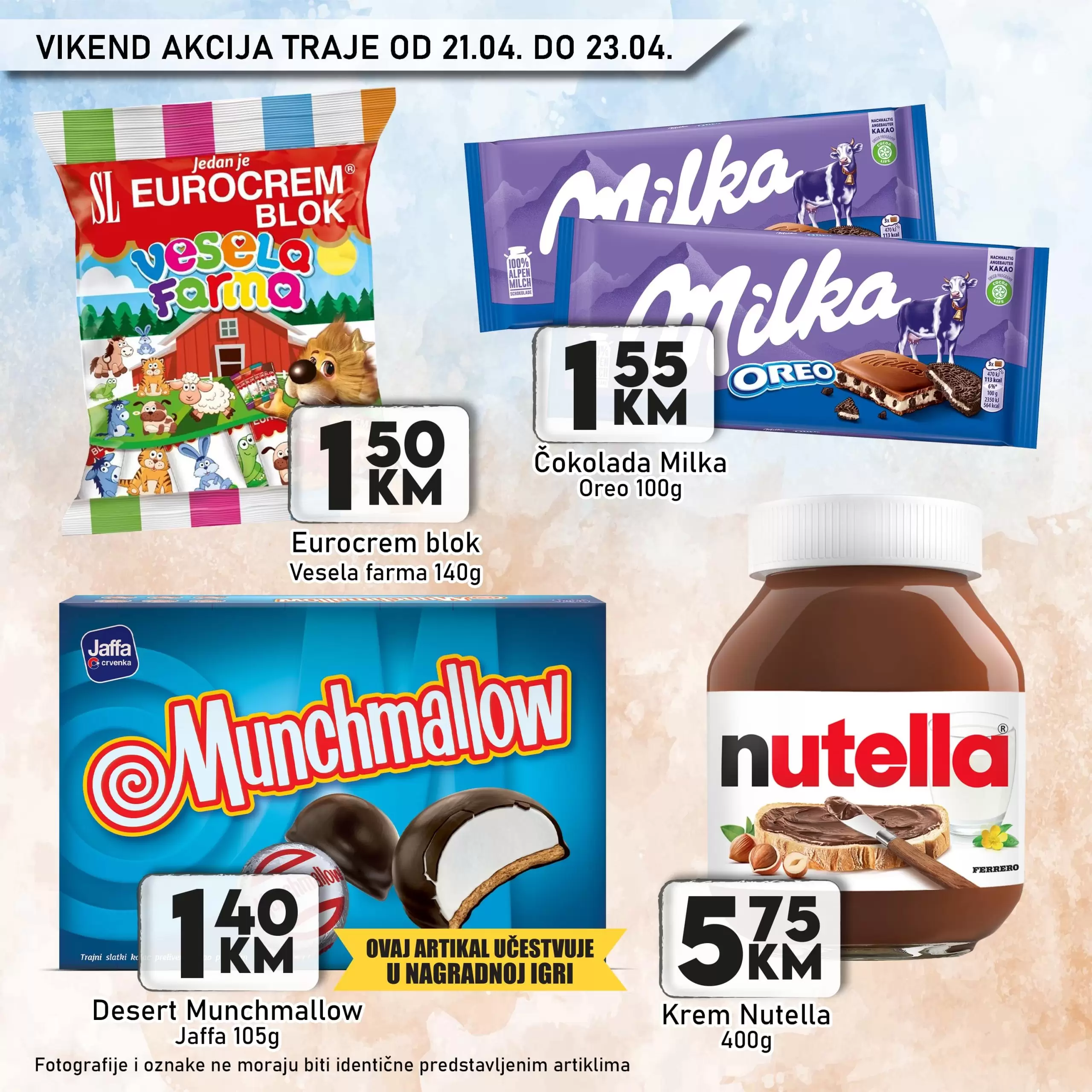 Kort vikend akcija 21-23.4.2023. 