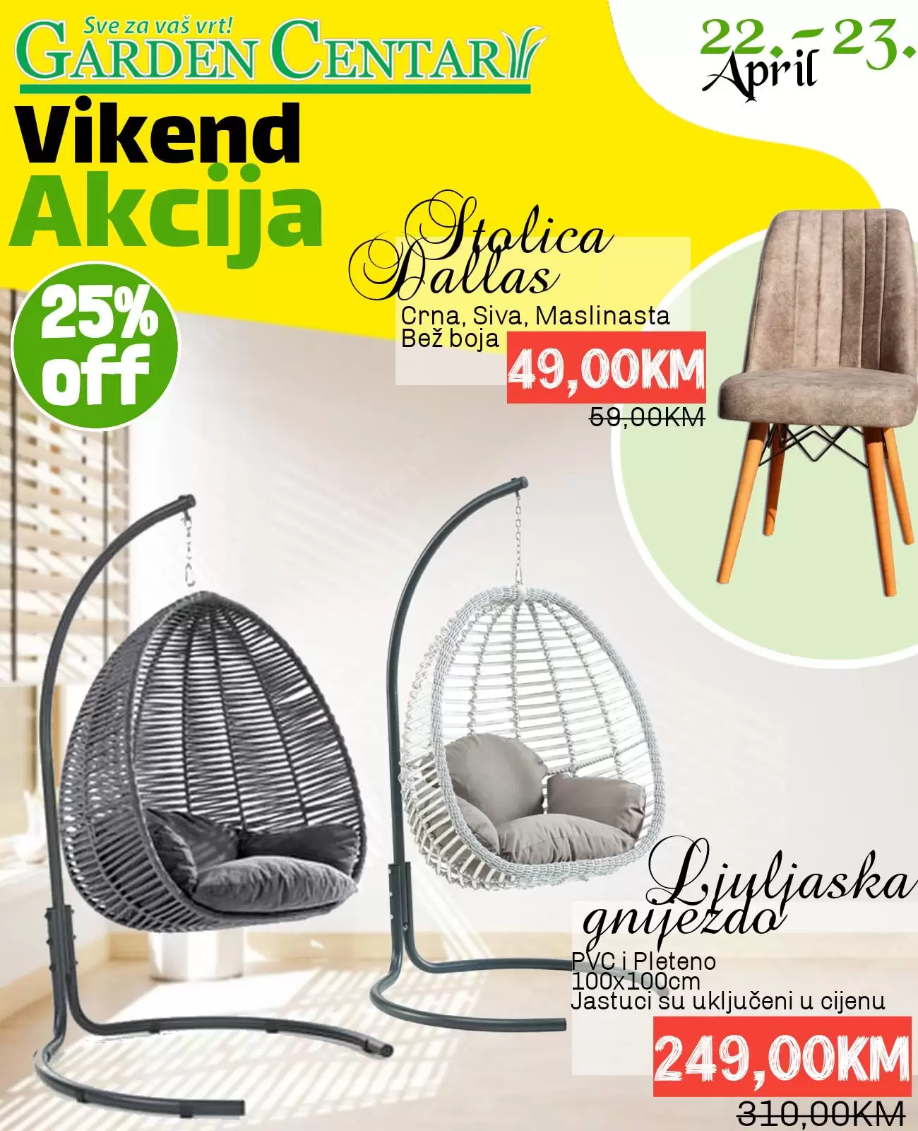 Garden Centar vikend akcija 22-23.4.2023. 