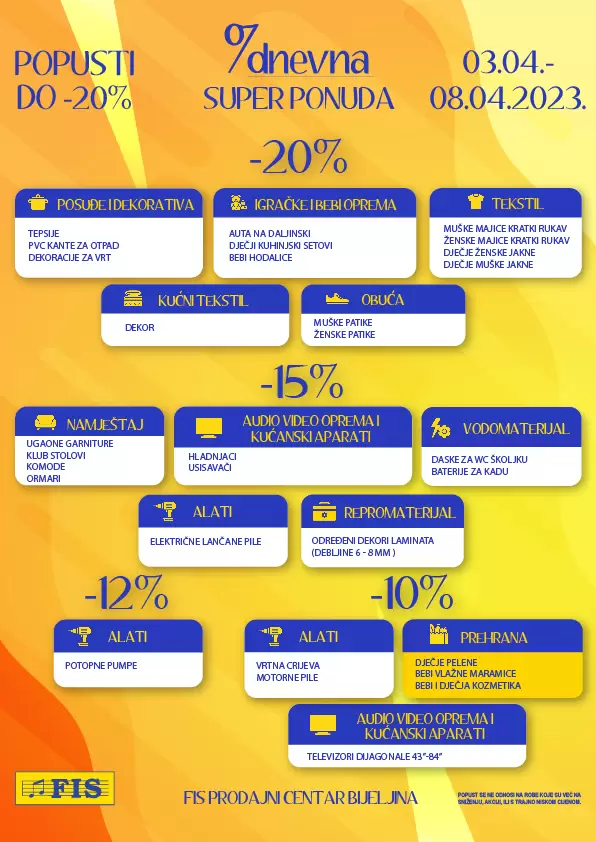 Fis SEDMODNEVNA AKCIJA