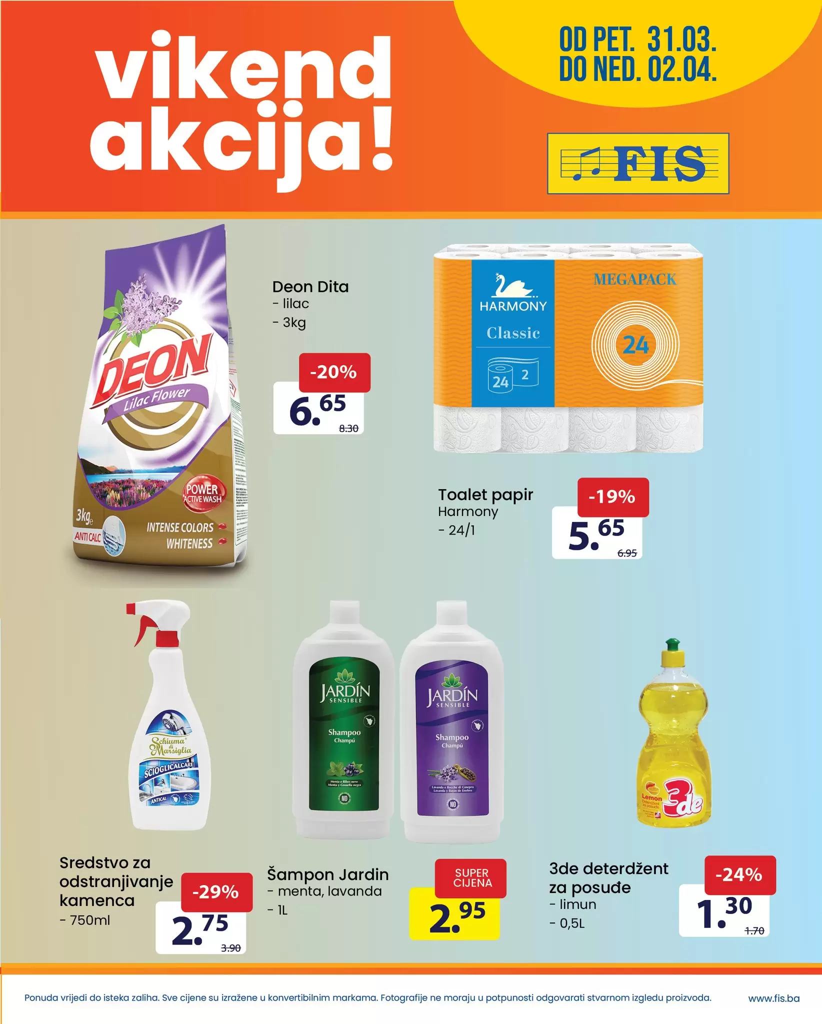 Fis vikend akcija 31.3-2-4.2023.