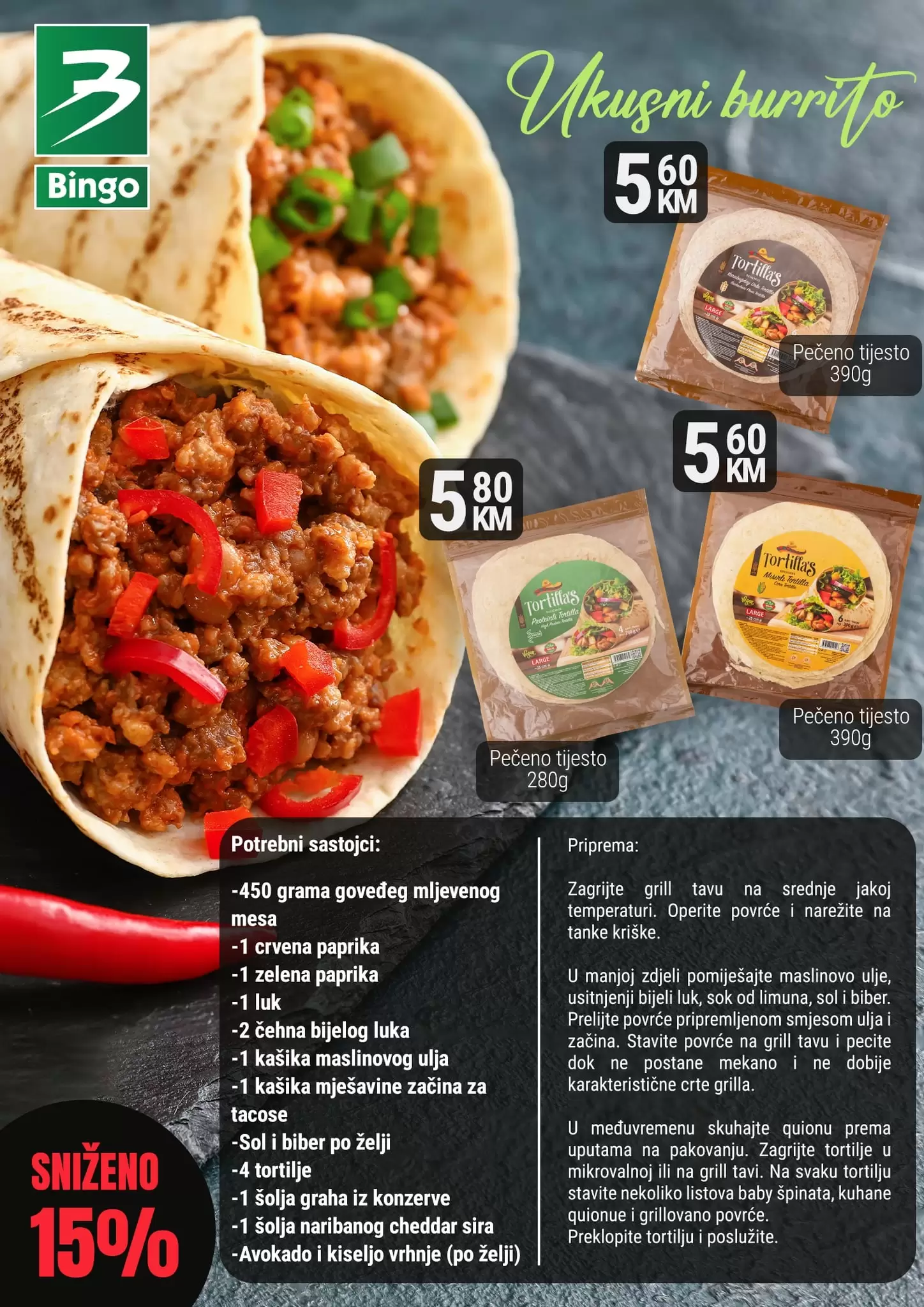 Bingo akcija ~ Ideja za ukusni obrok