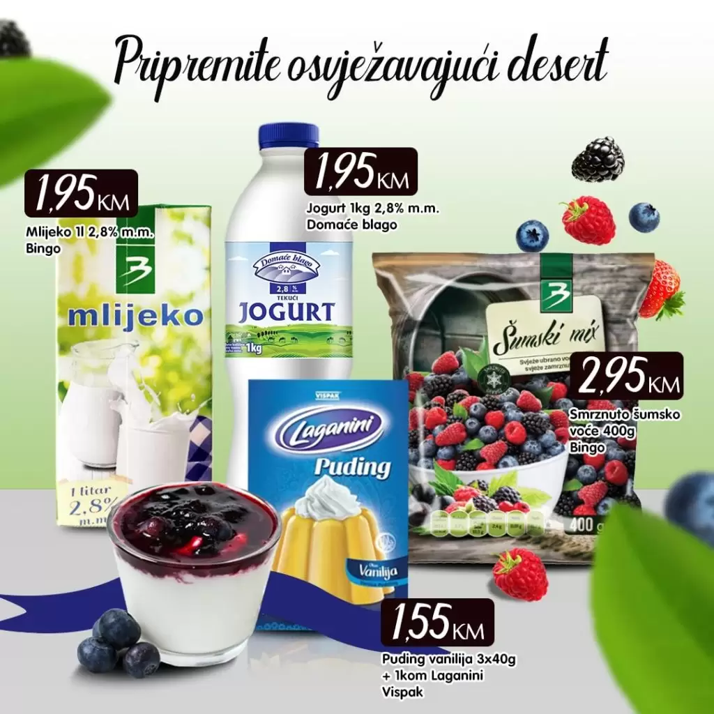 Bingo UKUSAN DESERT za samo 8,40 KM