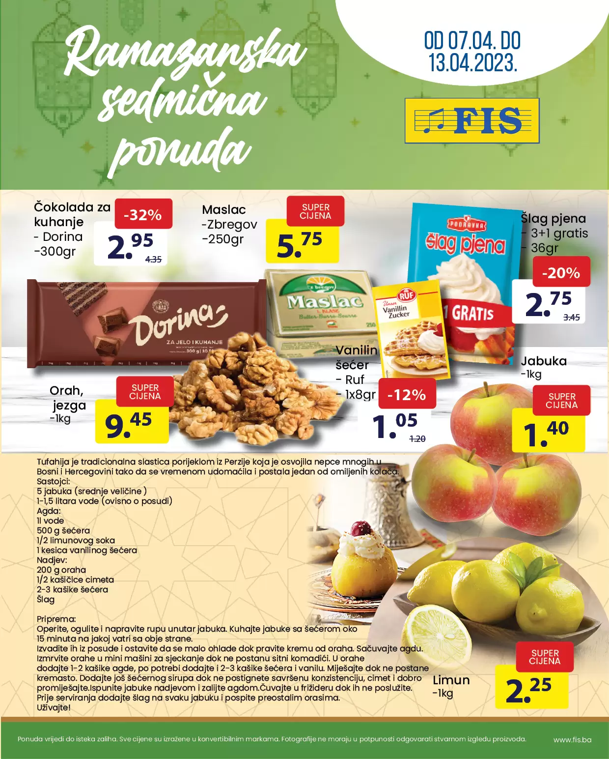 Fis RAMAZANSKA PONUDA 7-13.4.2023.