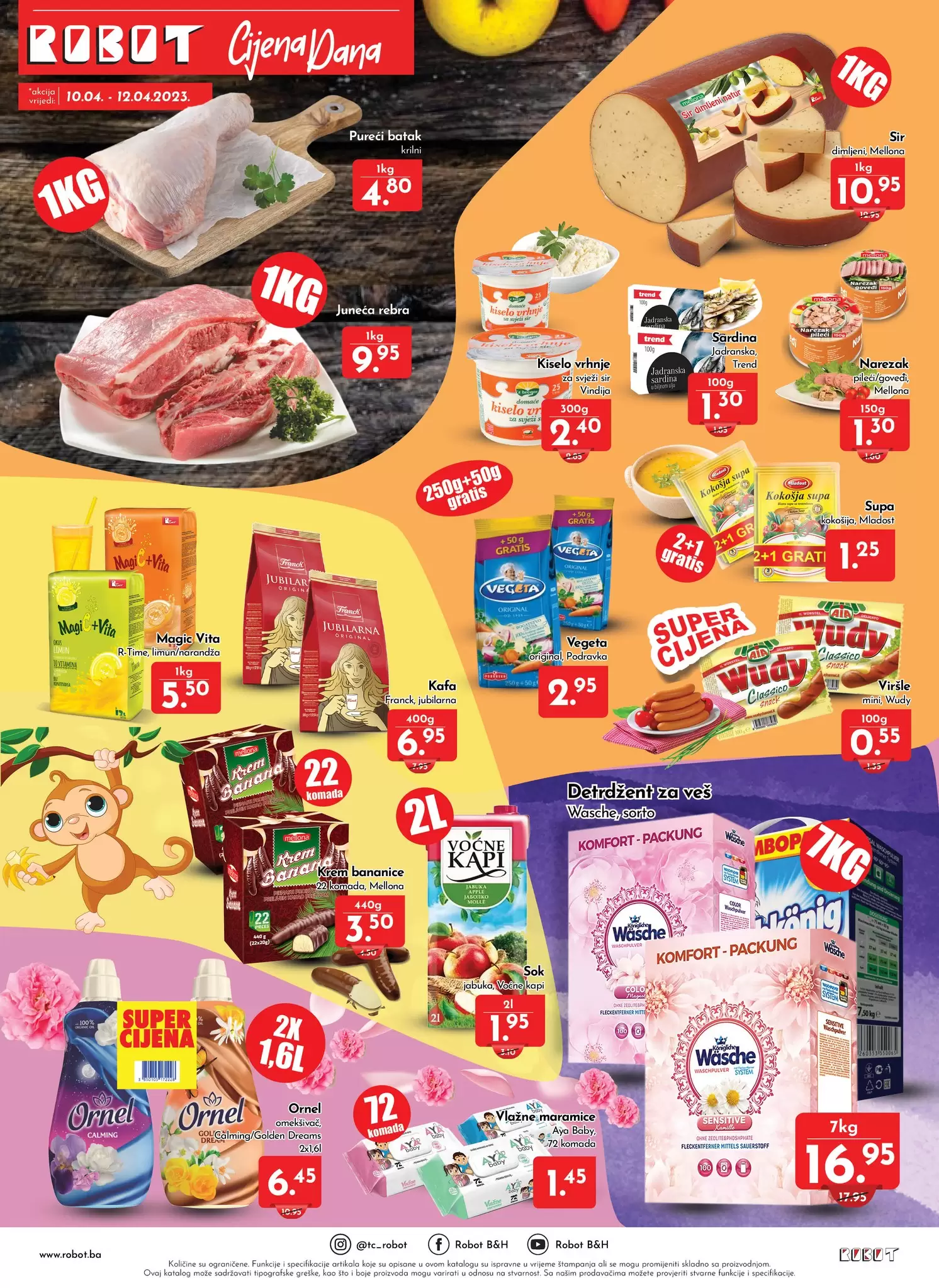 Robot akcija POČETAK SEDMICE 10-12.4.2023. 