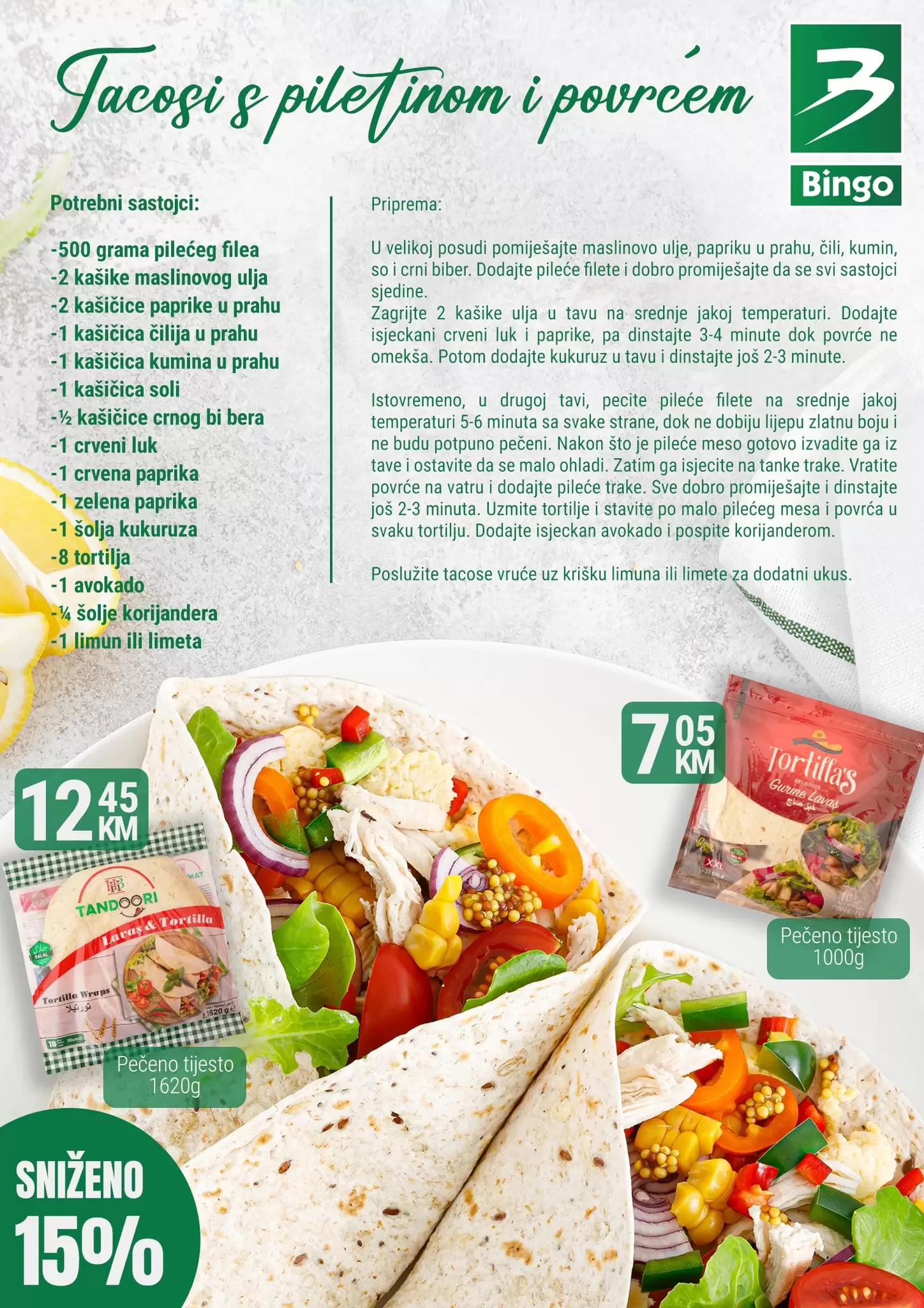 Bingo akcija ~ Ideja za ukusni obrok