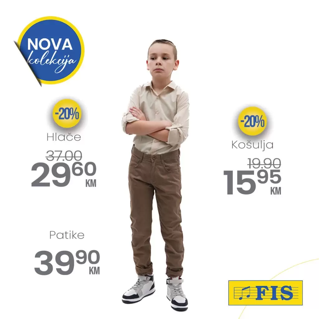Fis nova kolekcija odjeće i obuće za djecu