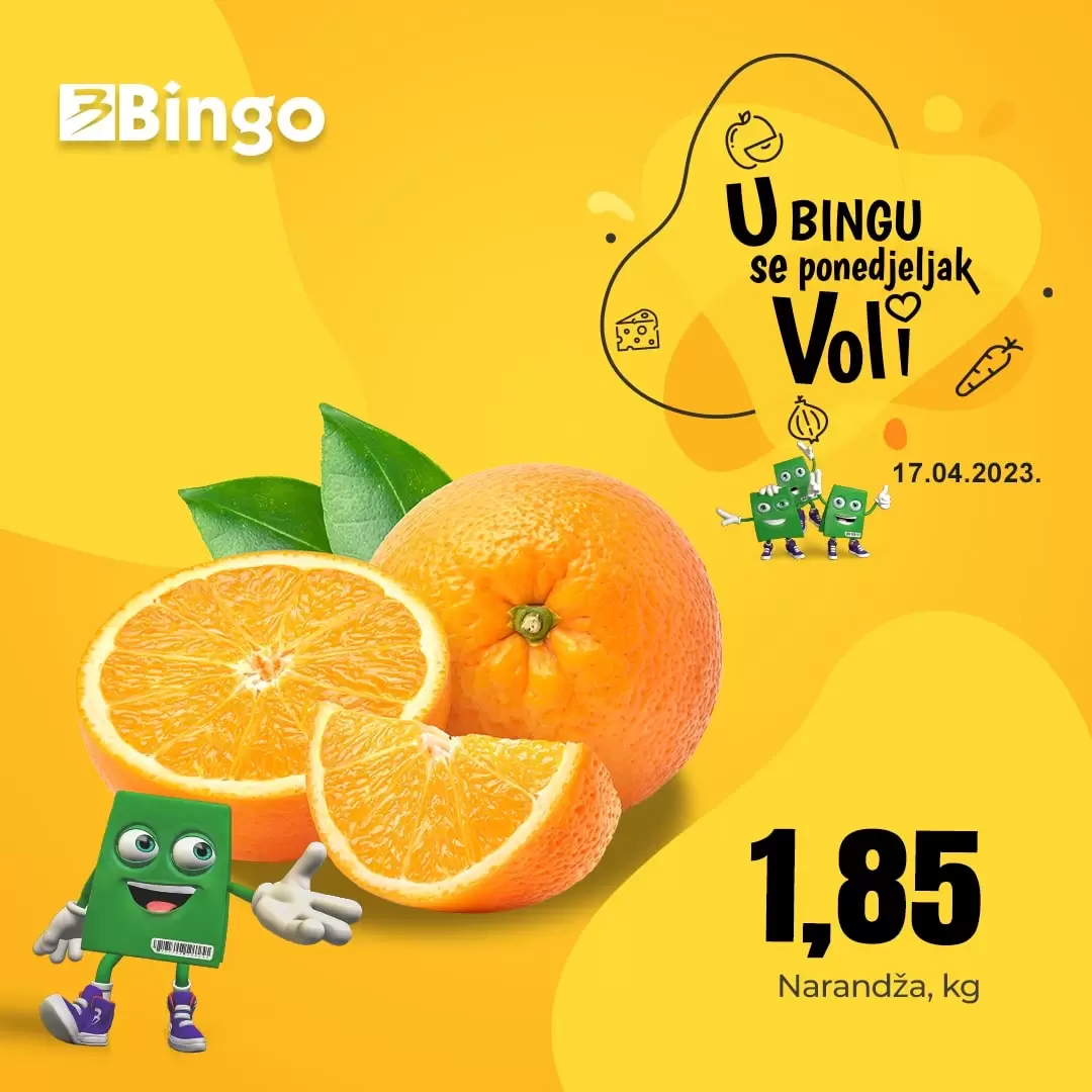 Bingo DNEVNA AKCIJA 17.4.2023. 
