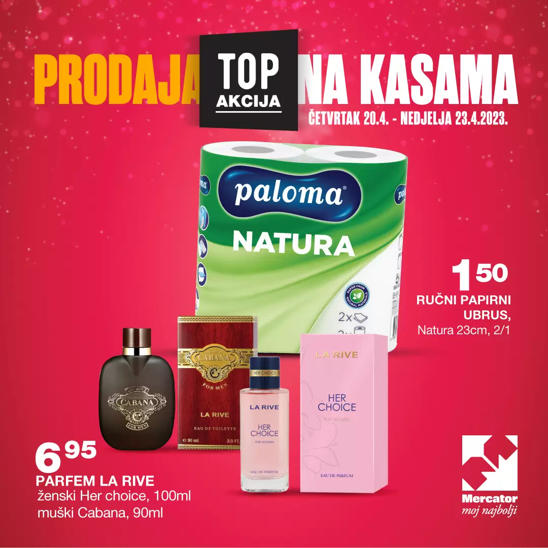 Mercator AKCIJA NA KASAMA 