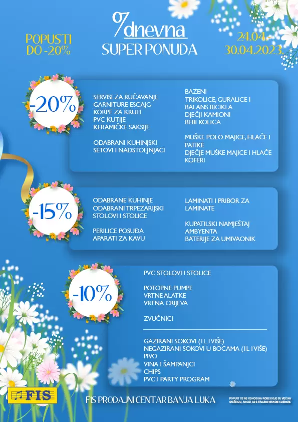 Fis SEDMODNEVNA AKCIJA