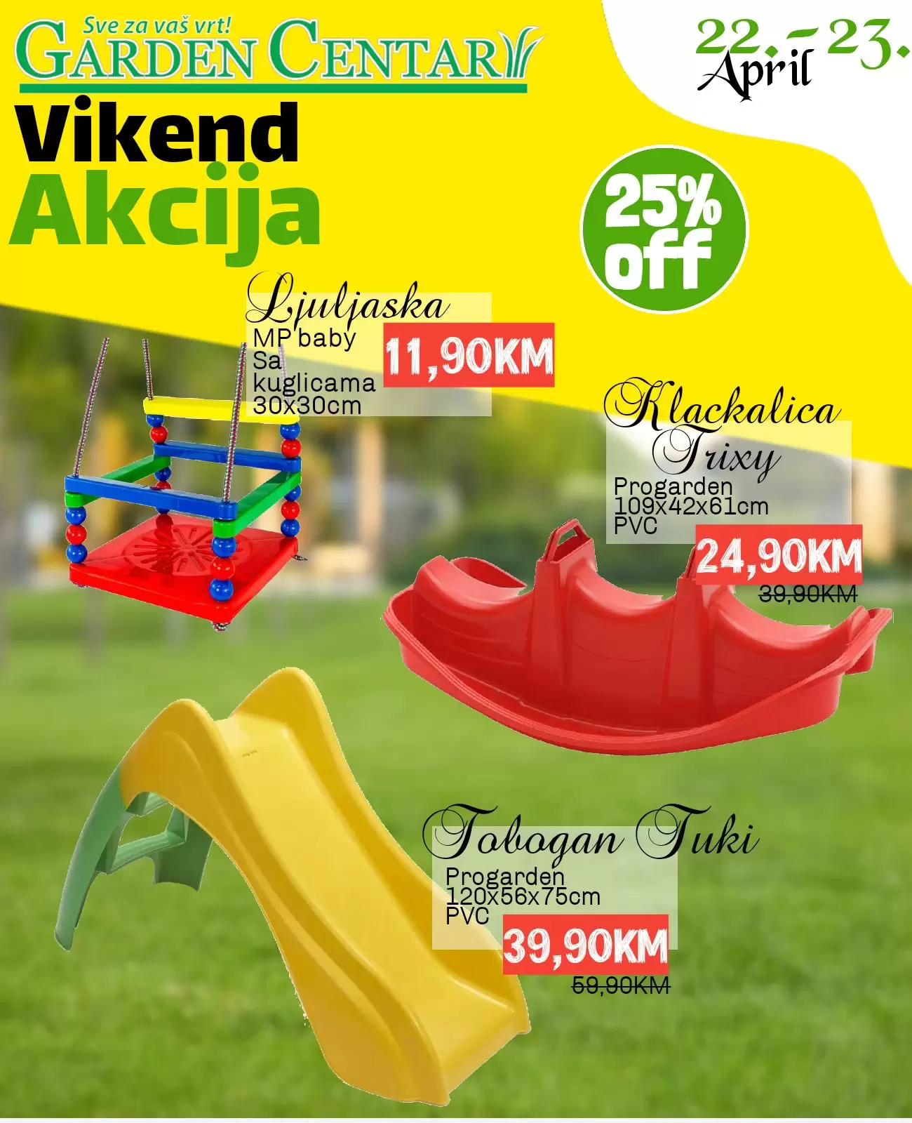Garden Centar vikend akcija 22-23.4.2023. 