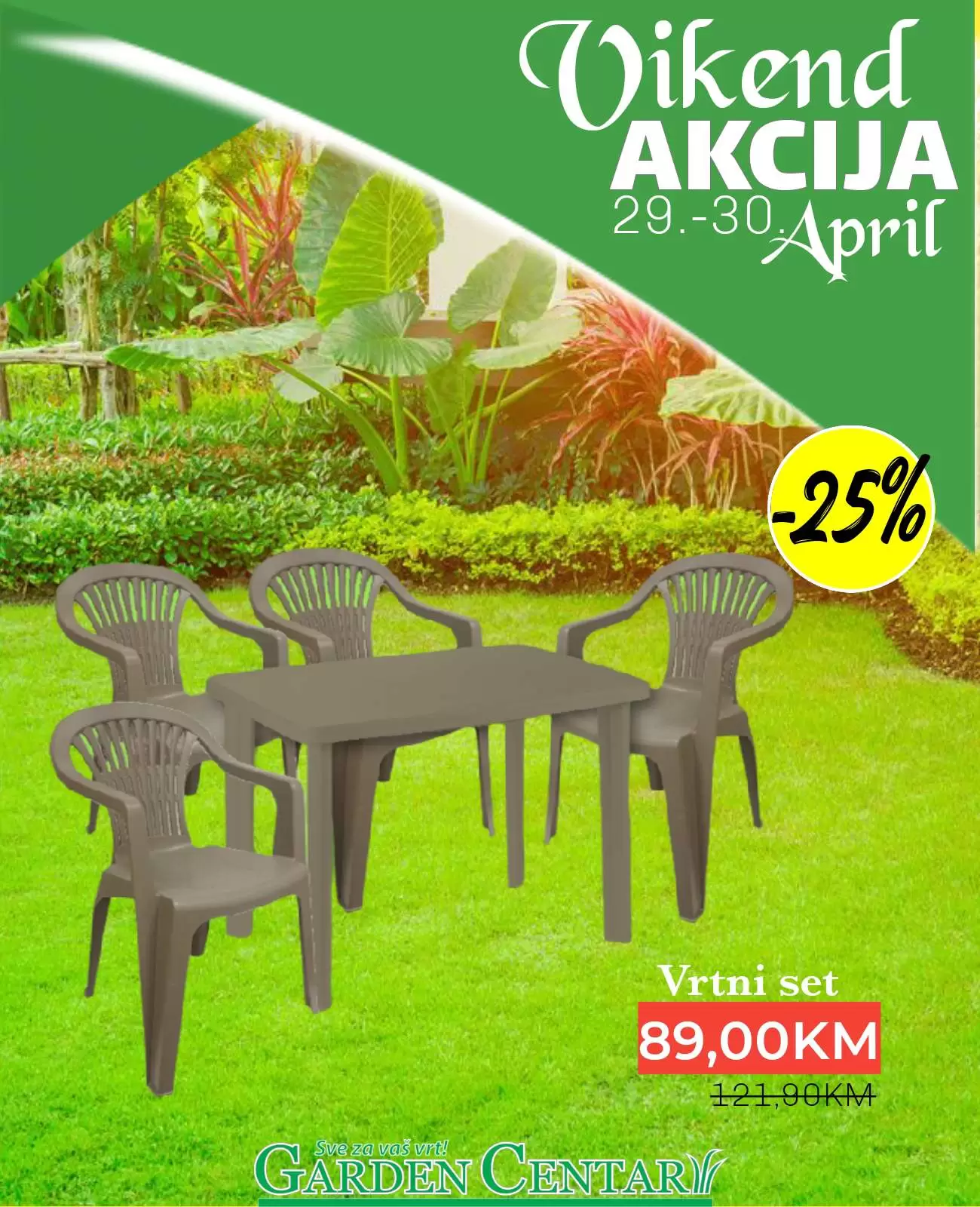 Garden Centar vikend akcija 29-30.4.2023. 