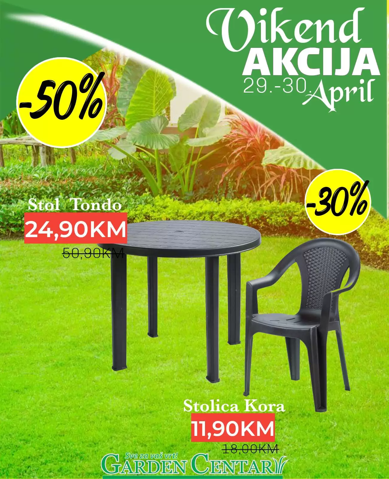 Garden Centar vikend akcija 29-30.4.2023. 