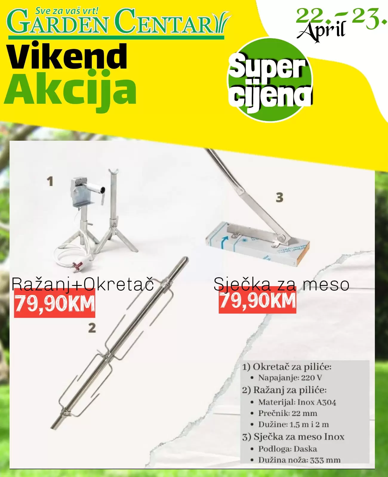 Garden Centar vikend akcija 22-23.4.2023. 