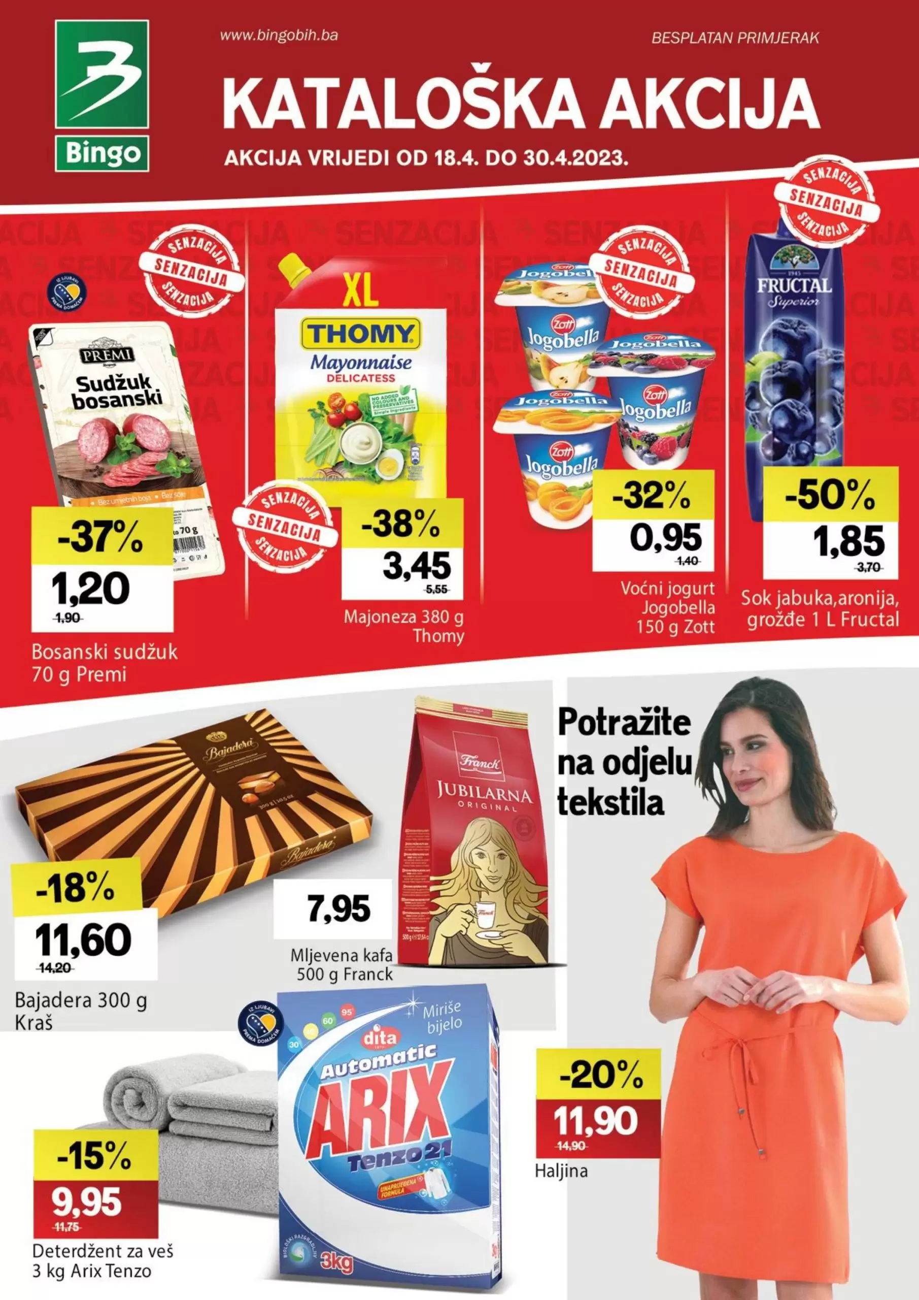 Bingo katalog SENZACIJA 18-30.4.2023. 