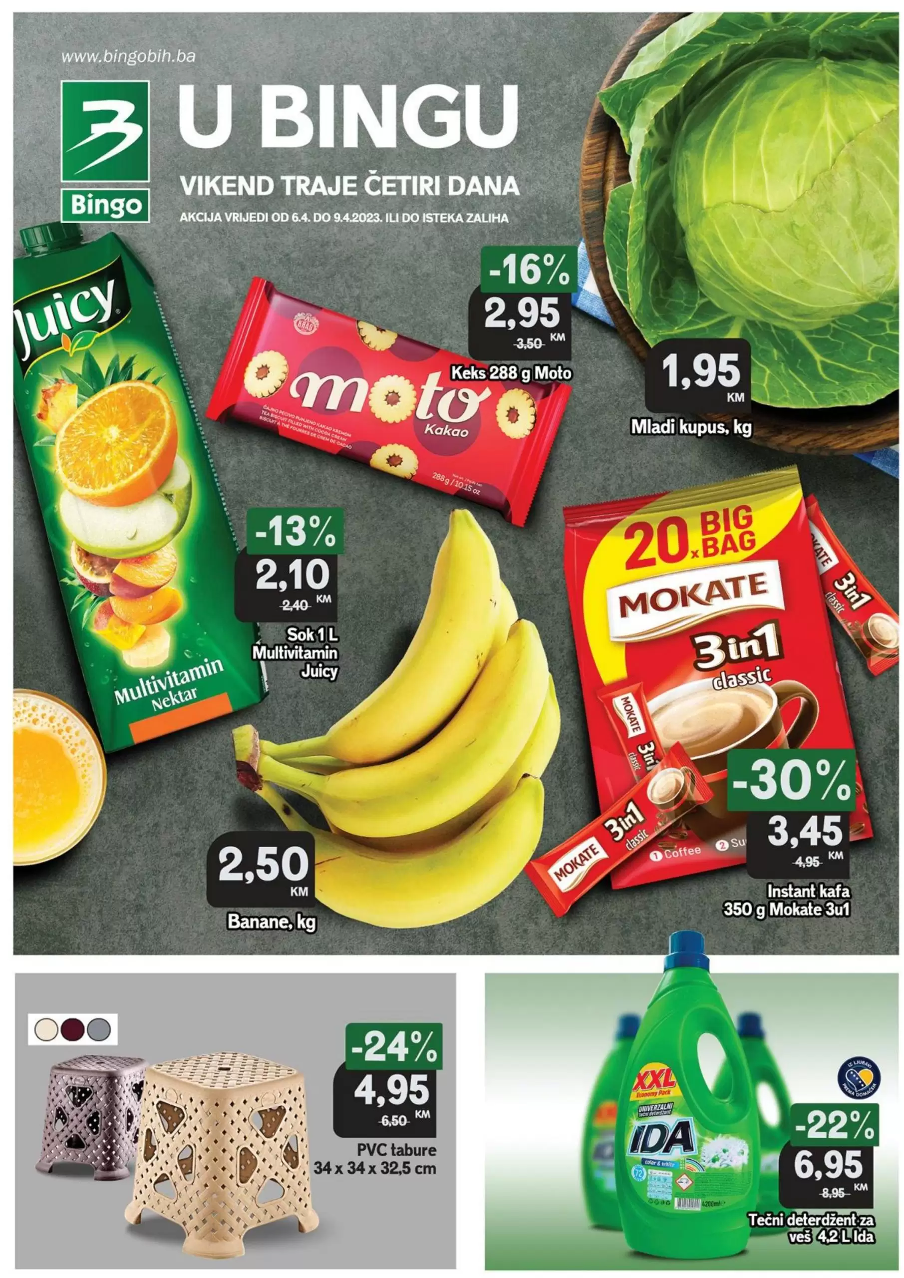 Bingo vikend akcija 6-9.4.2023. 