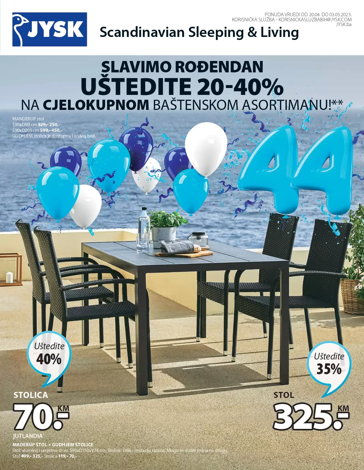 Jysk katalog 20.4-3.5.2023.