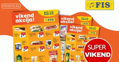 Fis vikend akcija 31.3-2-4.2023.