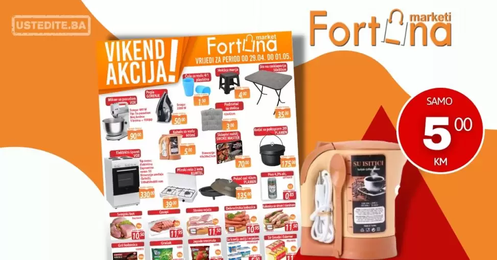 Fortuna vikend akcija 29.4-1.5.2023.