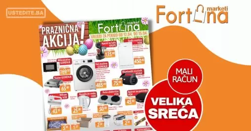 Fortuna PRAZNIČNA AKCIJA 12-15.4.2023.