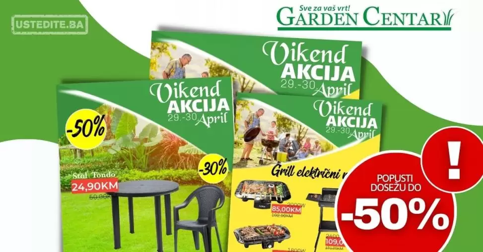 Garden Centar vikend akcija 29-30.4.2023.