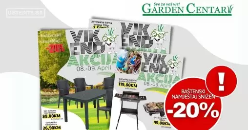 Garden Centar vikend akcija 8-9.4.2023.