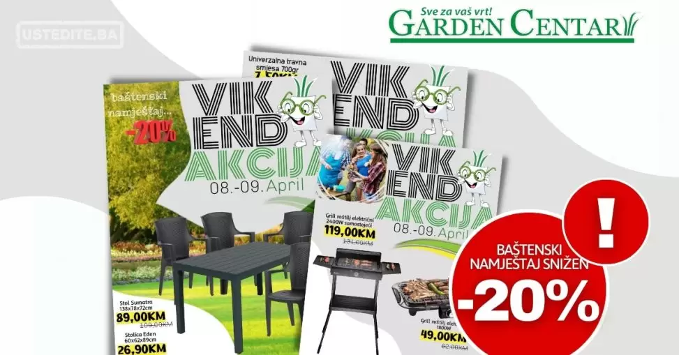 Garden Centar vikend akcija 8-9.4.2023.