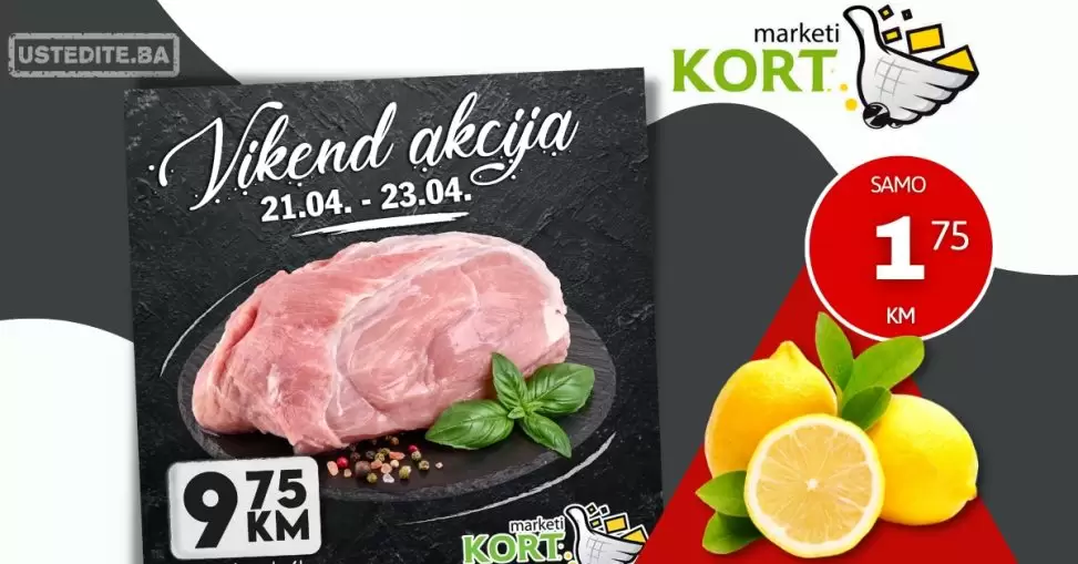 Kort vikend akcija 21-23.4.2023.