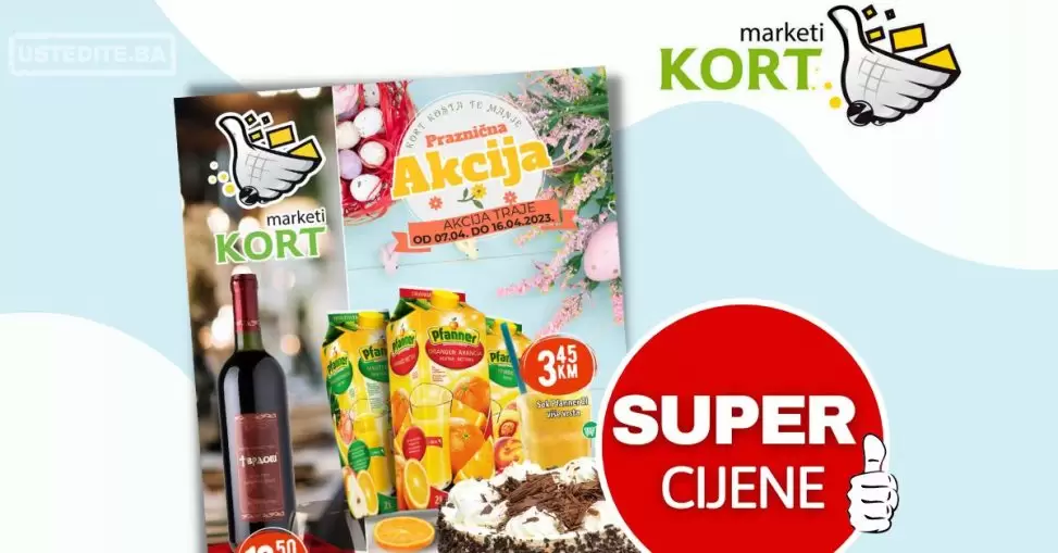 Kort praznična akcija 7-16.4.2023.