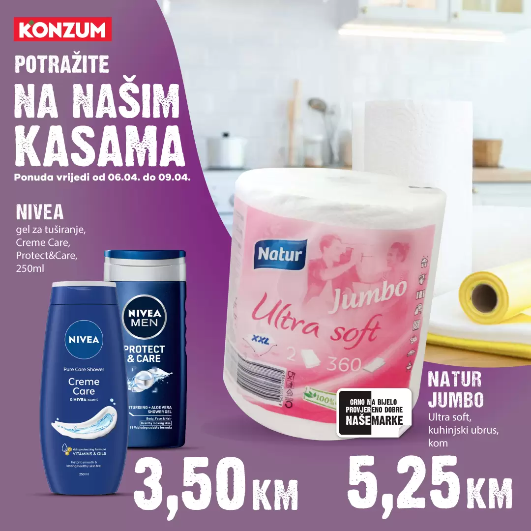 Konzum akcija na kasama