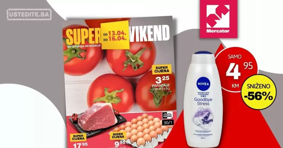 Mercator vikend akcija 13-16.4.2023.