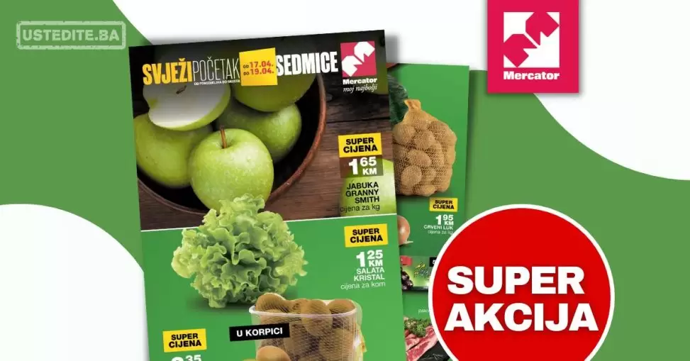 Mercator SVJEŽA PONUDA 17-19.4.2023.