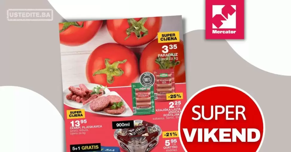 Mercator vikend akcija 27.4-1.5.2023.