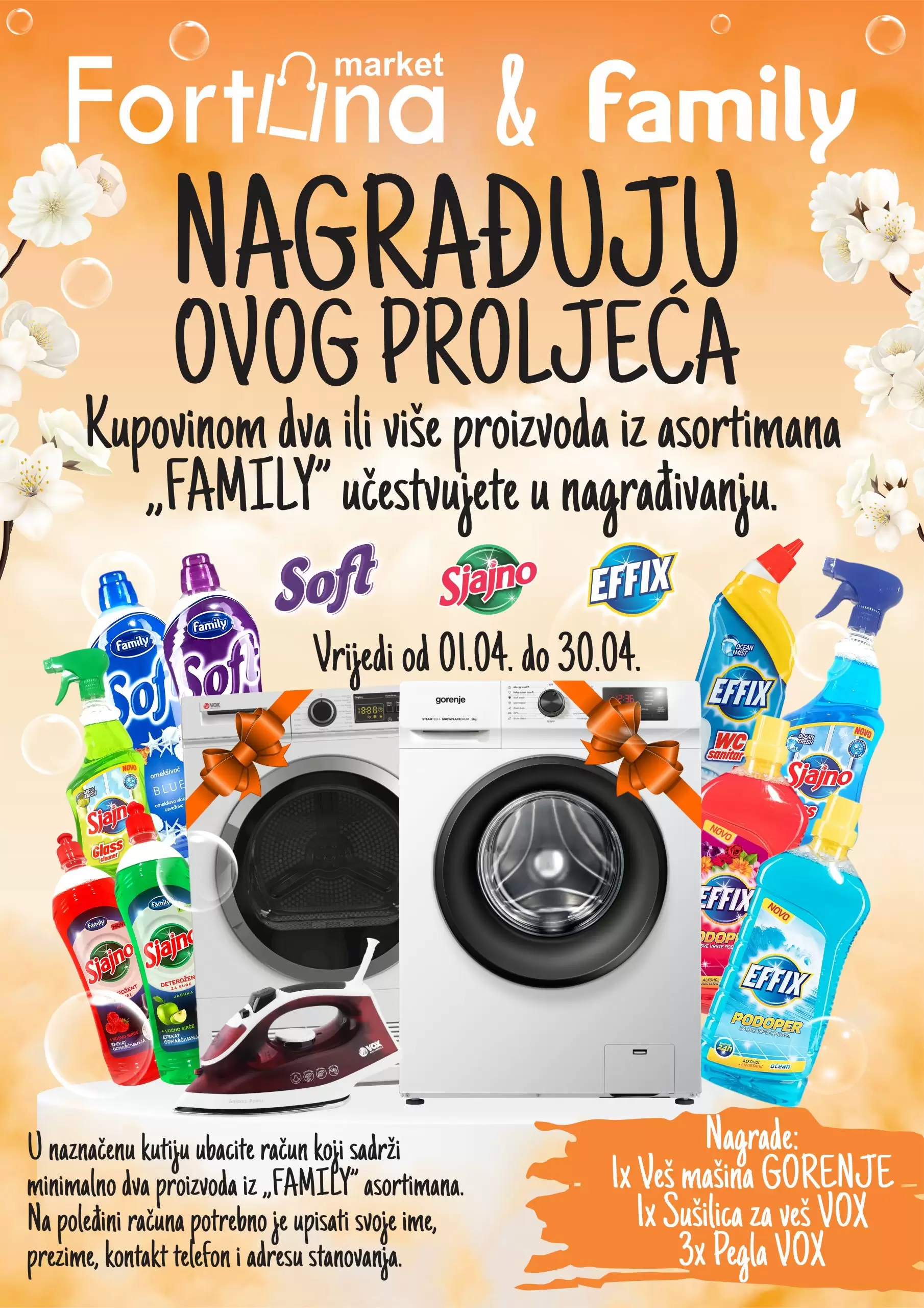 Fortuna i Family nagrađuju 1-30.4.2023.