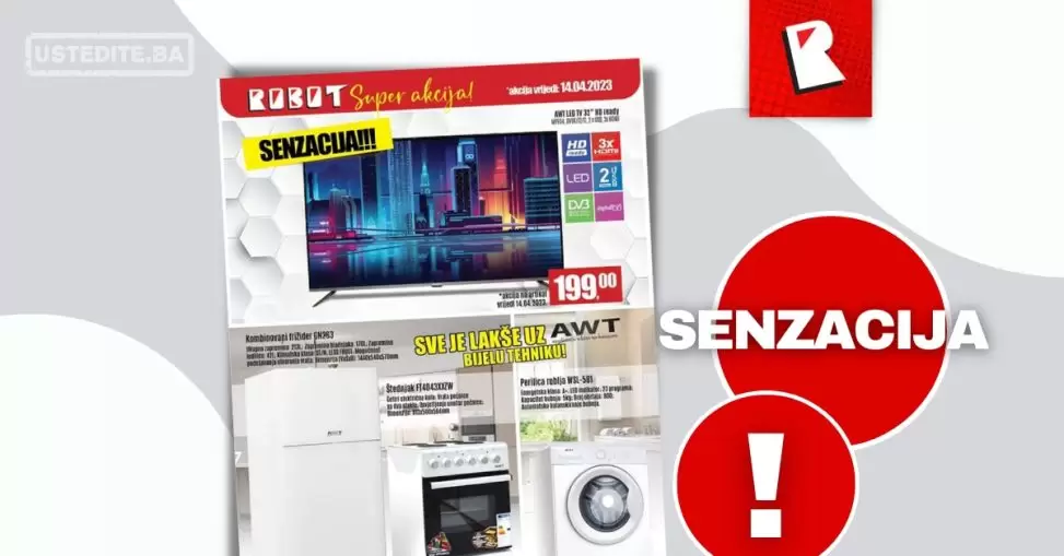 Robot SENZACIJA ⇢ SNIŽENJE TEHNIKE