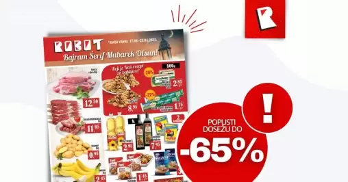 Robot BAJRAMSKA AKCIJA ~ SNIŽENJE do 65% ~ 17-23.4.2023.