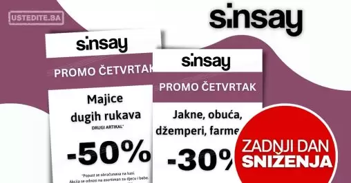 Sinsay SNIŽENJE do 50%