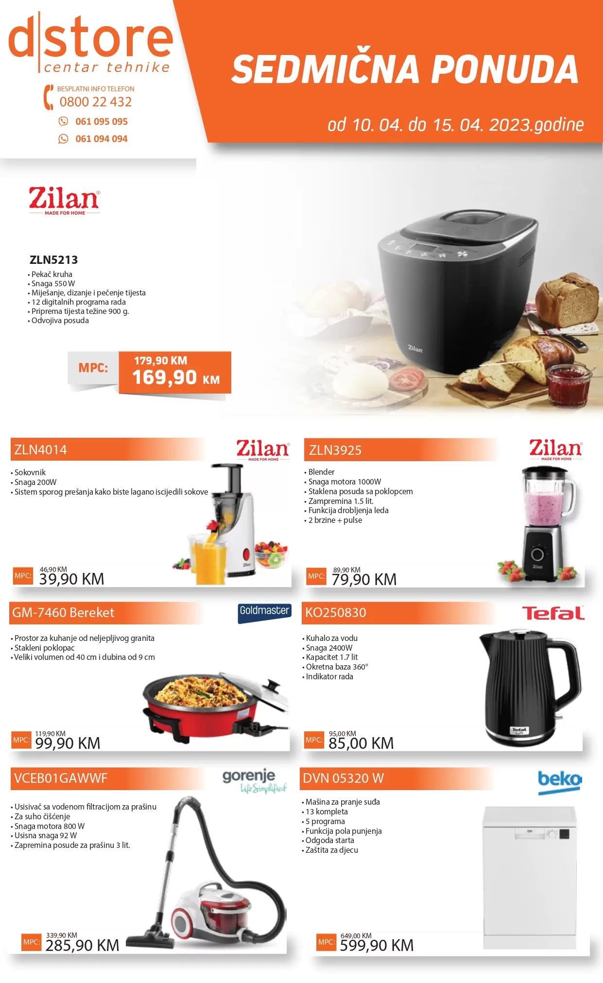 dstore CENTAR TEHNIKE Sedmična ponuda 10-15.04.23.