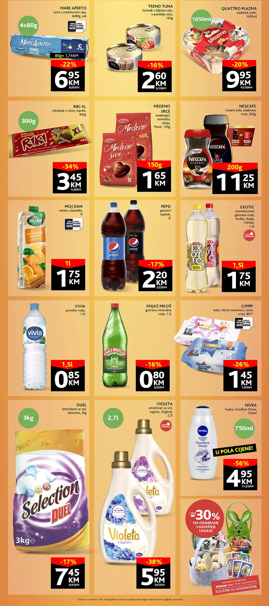 Konzum vikend akcija 13-16.4.2023.